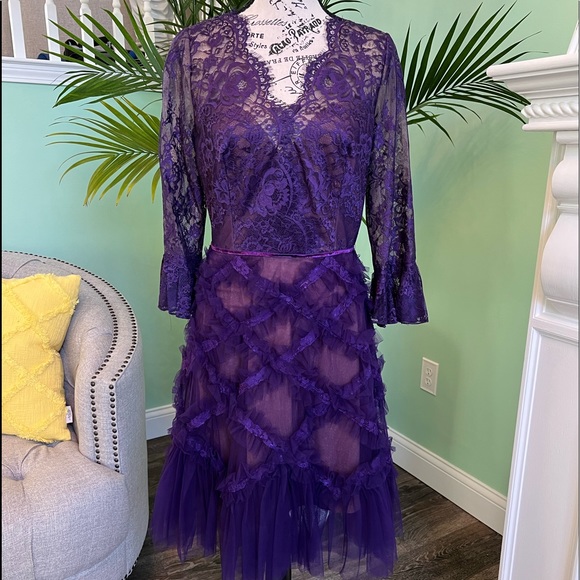 Marchesa Notte Cocktail Dress